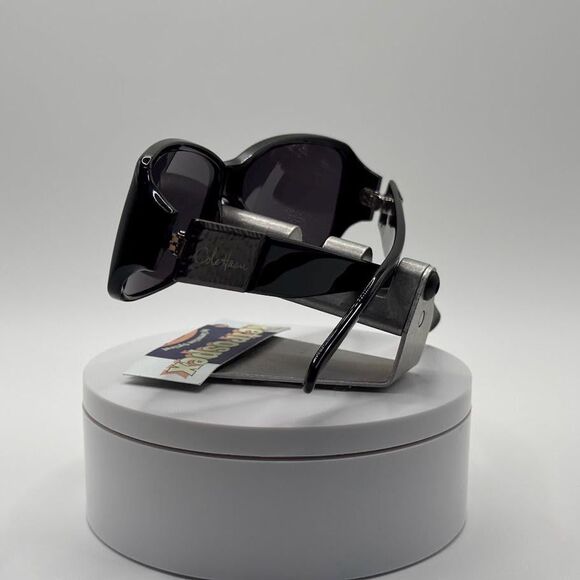 NOS Vintage Y2K Designer Sunglasses | Cole Haan | Chunky Black Plastic